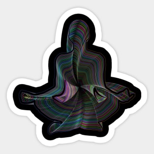 Yoga & meditation Sticker